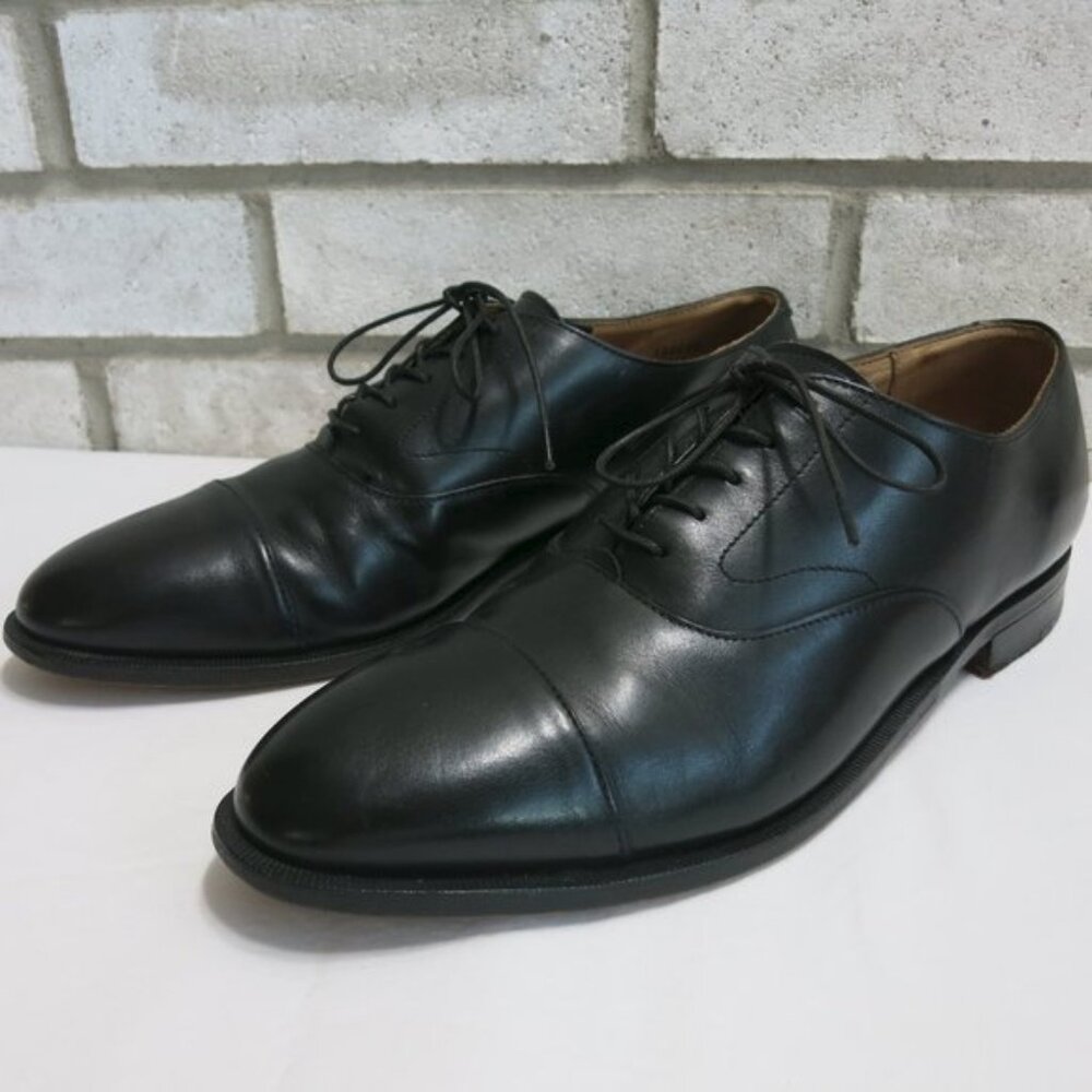 Cole Haan Cap Toe Leather Dress Oxford Shoes Men's Formal Footwear Size 12 B